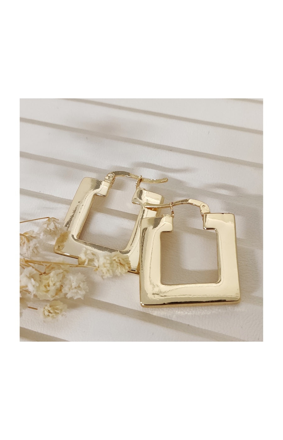 Boucles d'oreilles - Laiton plaqué or