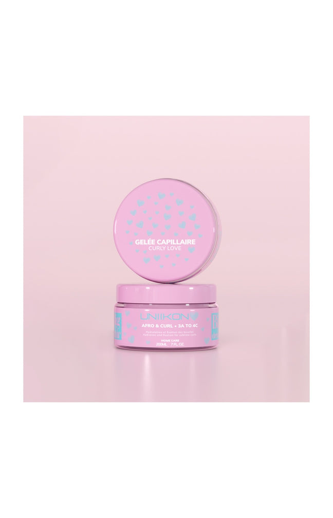 Gelée capillaire - Huile de ricin & protéines de blé - Cheveux bouclés - 200 ml