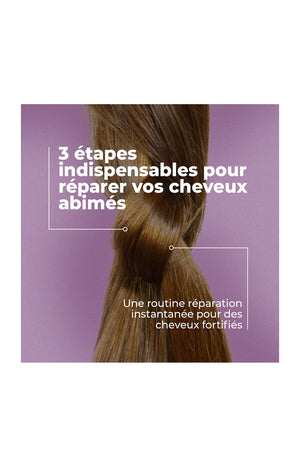 Trousse routine réparatrice - Collagène & vitamine B - Cheveux très abîmés - 3 produits