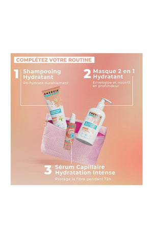 Trousse routine hydratante - Monoï & huile de macadamia bio - Cheveux abîmés - 3 produits