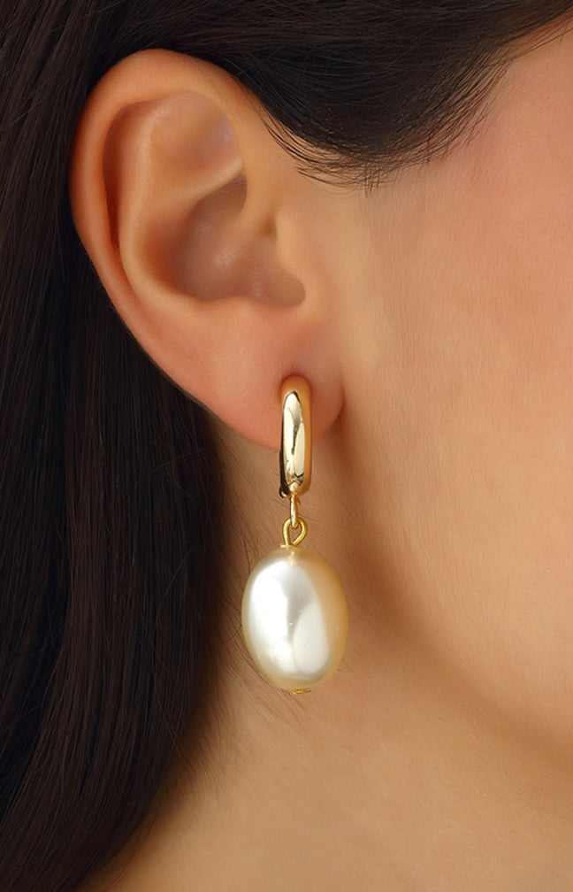 Boucles d'oreilles - Laiton plaqué or