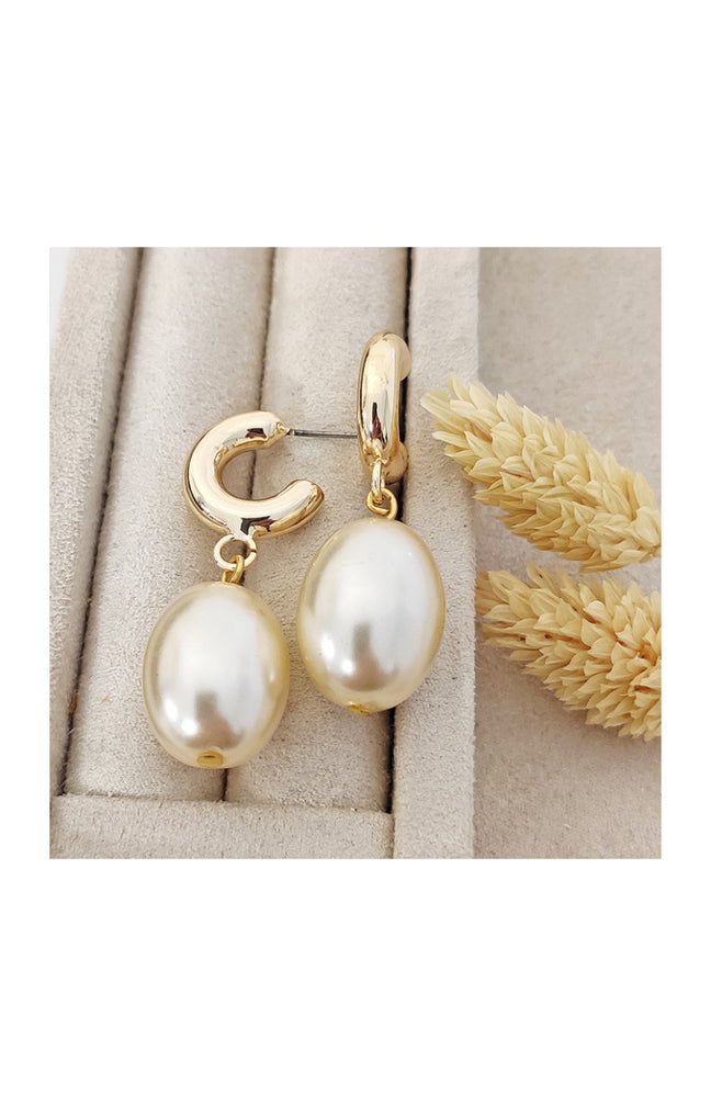 Boucles d'oreilles - Laiton plaqué or