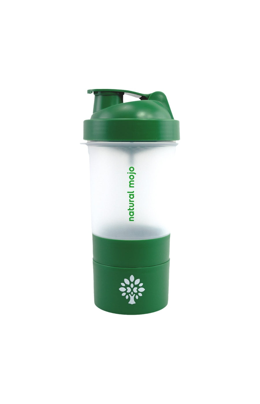 Shaker avec compartiments - Vert - 400 ml