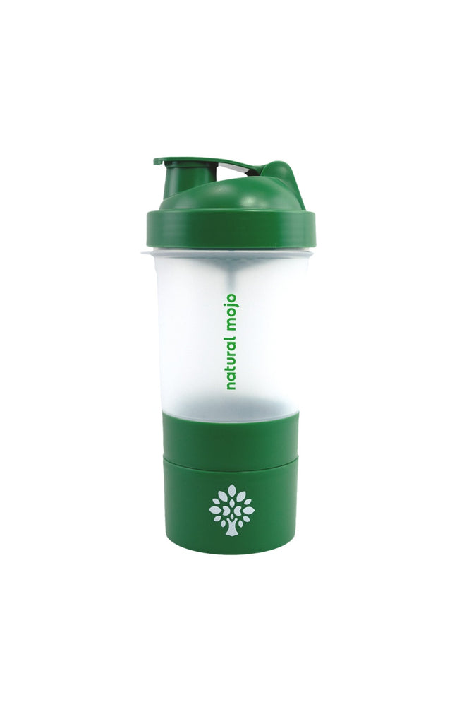 Shaker avec compartiments - Vert - 400 ml