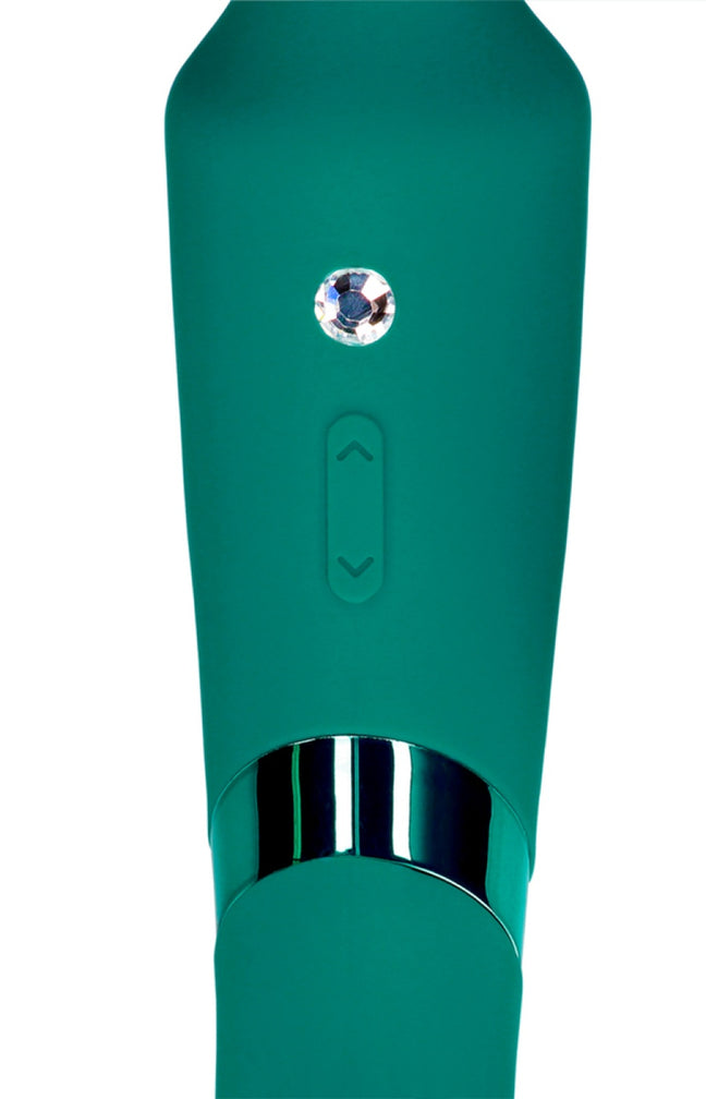 Vibromasseur double embouts - 20 modes - Vert