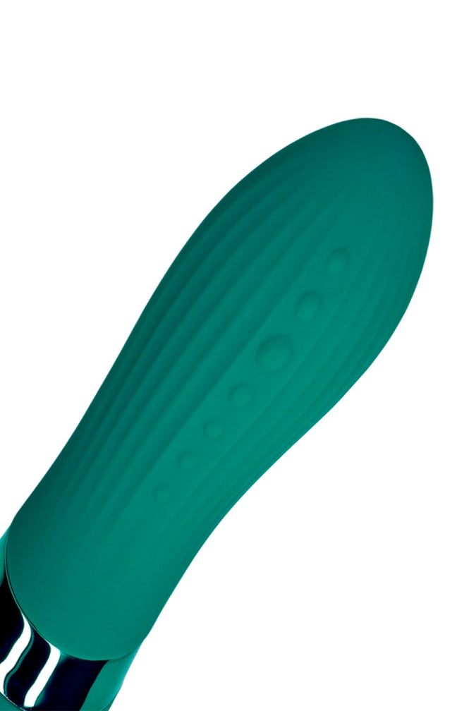 Vibromasseur double embouts - 20 modes - Vert