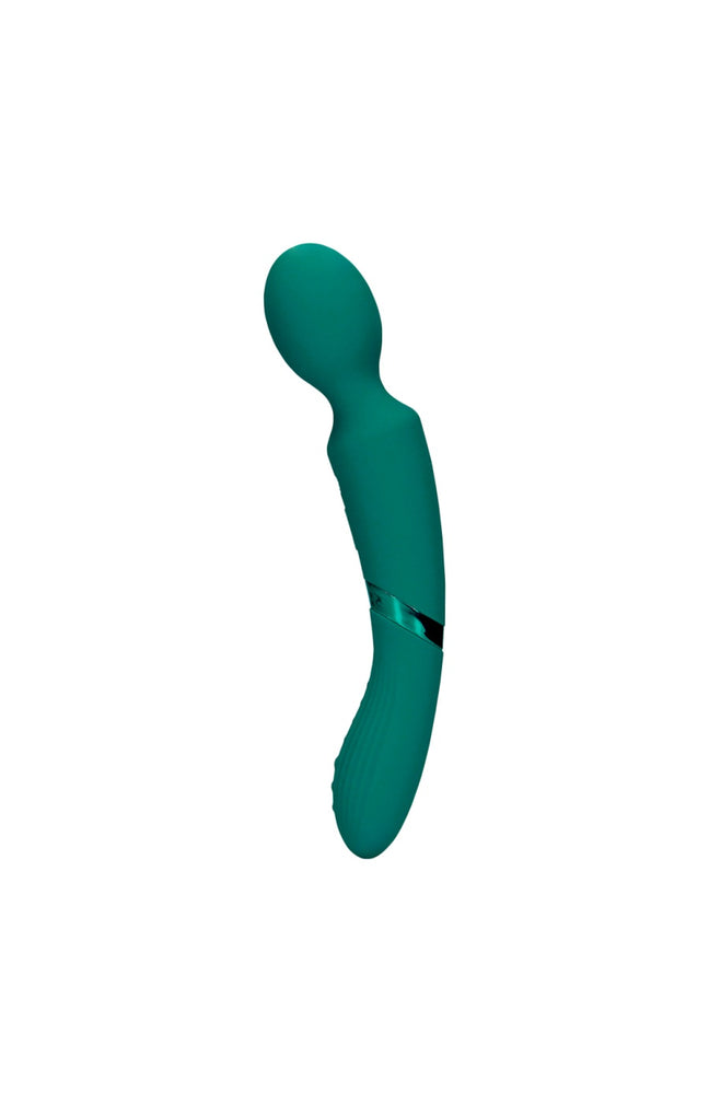 Vibromasseur double embouts - 20 modes - Vert