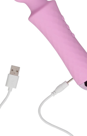 Mini vibromasseur - 20 modes - Fuchsia