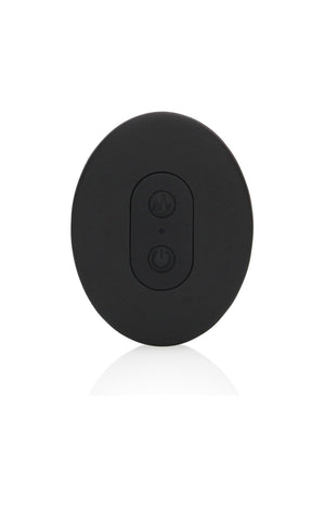 Plug anal vibrant lisse & télécommande - 10 modes - Noir