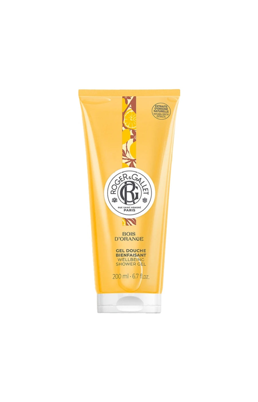 Gel douche naturel -  Bois d'orange - 200 ml