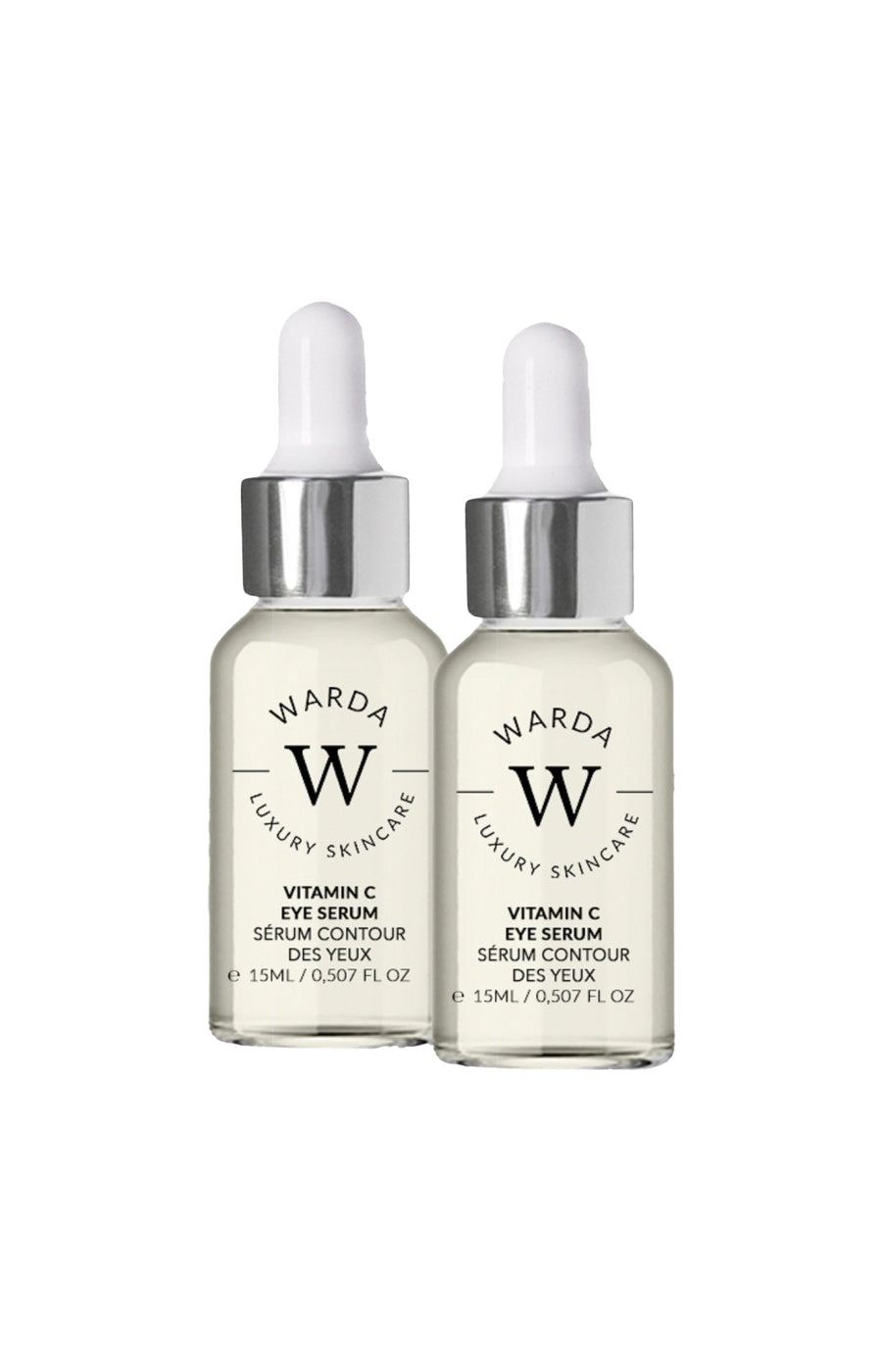 Sérums hydratants - Vitamine C - Yeux - 2 x