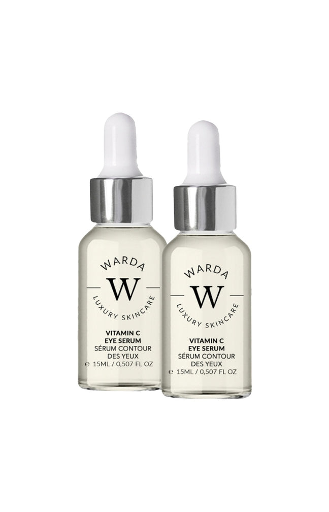 Sérums hydratants - Vitamine C - Yeux - 2 x