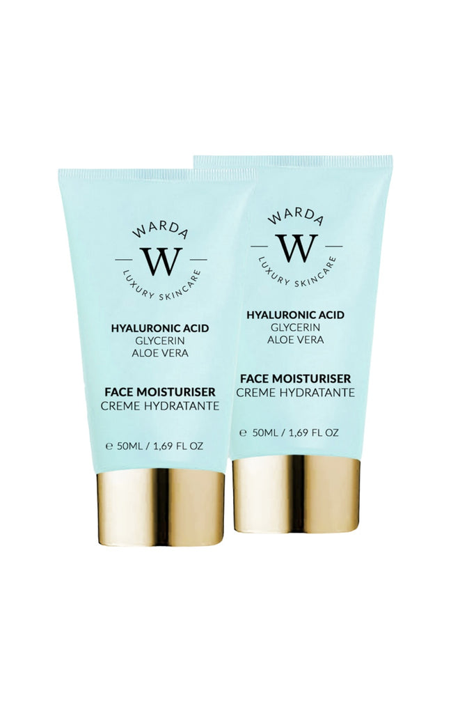 Crèmes de jour anti-âge - Acide hyaluronique - Peaux matures - 2 x
