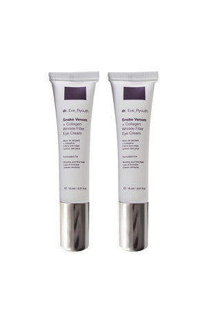 Soins contour des yeux anti-rides - Venin de serpent & collagène - 2 x 15 ml