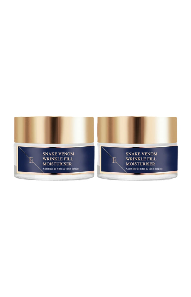 Crèmes anti-rides - Peptides, acide hyaluronique & vitamine E - Visage - 2 x