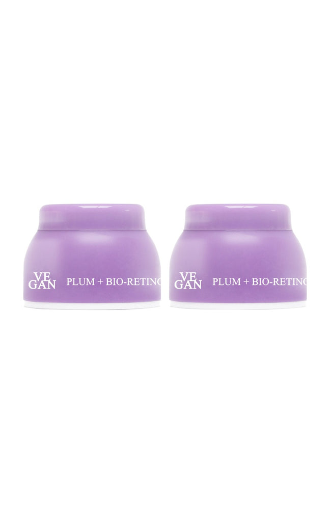 Crèmes contours des yeux anti-âge - Prune & rétinol bio - Peaux sensibles - 2 x