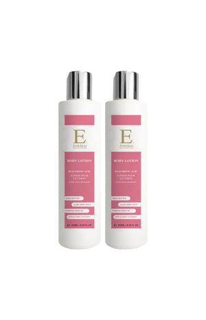 Lotions hydratantes - Vanille - Acide hyaluronique - Corps - 2 x 250 ml