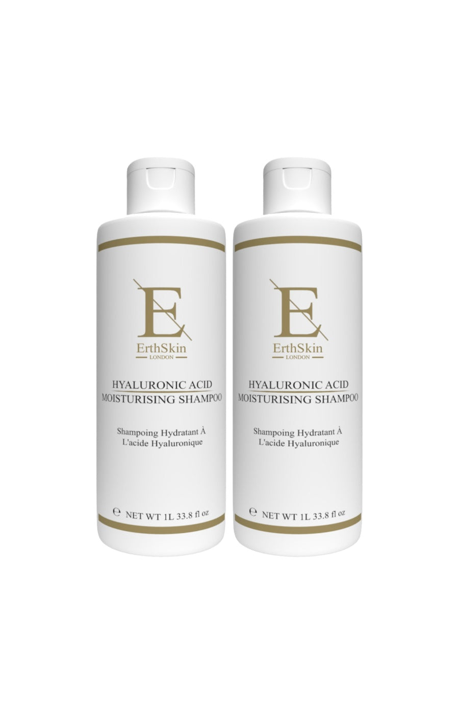 Shampoings réparateurs - Acide hyaluronique - Cheveux secs & abîmés - 2 x 1 L