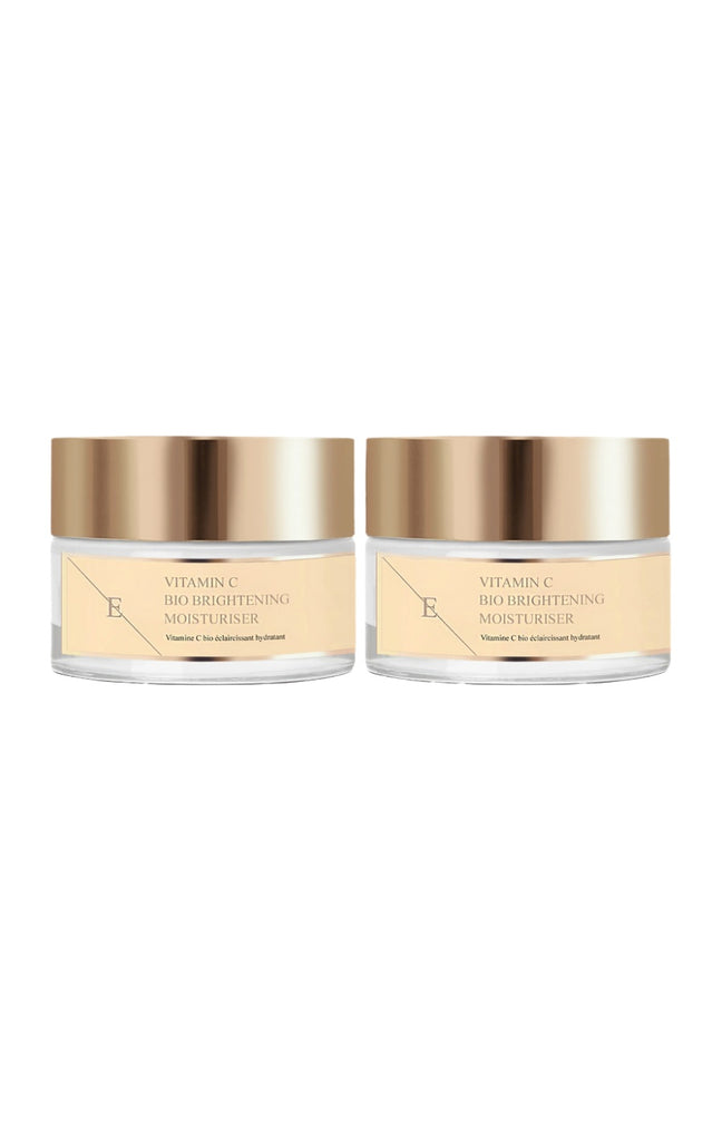 Crèmes hydratantes - Acide hyaluronique & vitamine C - Visage - 2 x