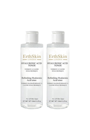 Lotions toniques rafraîchissantes - Acide hyaluronique - 2 x 150 ml