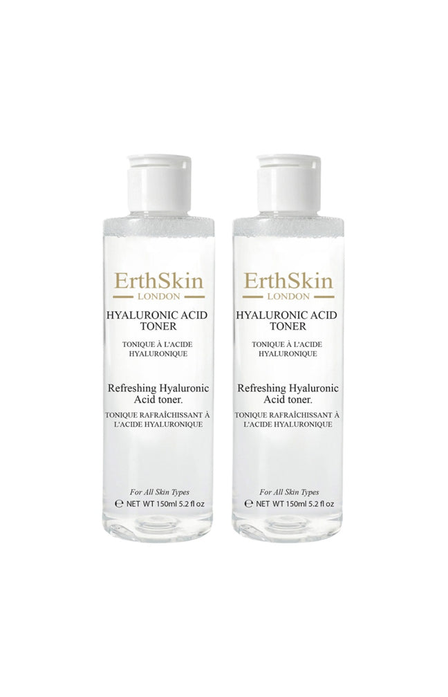 Lotions toniques rafraîchissantes - Acide hyaluronique - 2 x 150 ml