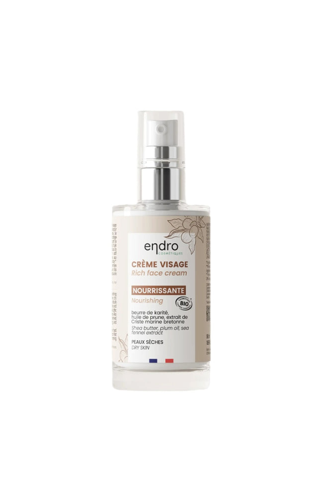 Crème nourrissante bio - Peaux sèches - 50 ml
