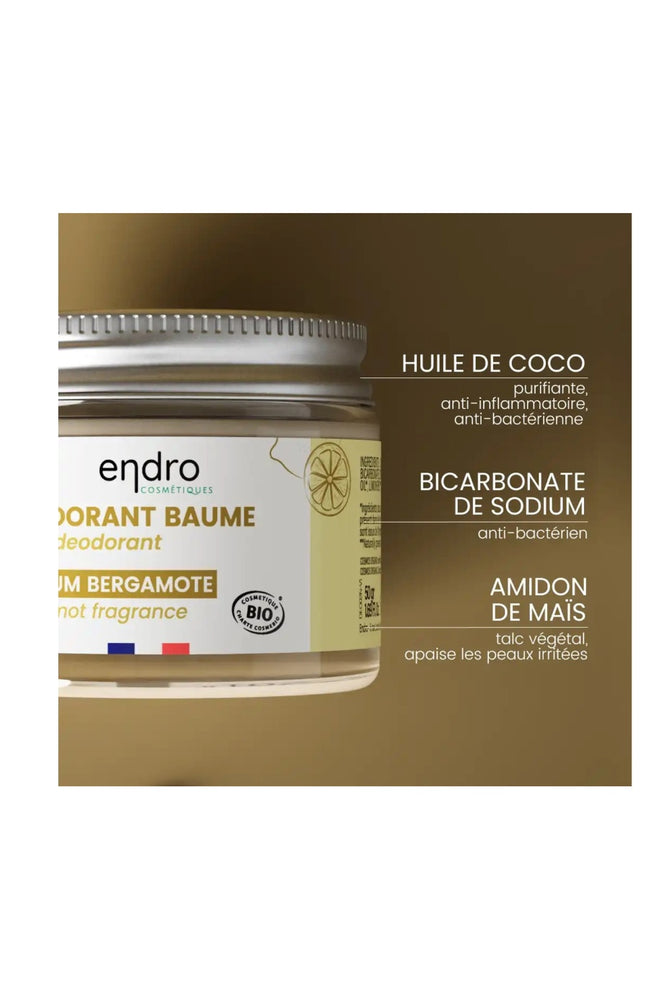 Déodorant baume bio - Bergamote - Corps - 50 ml