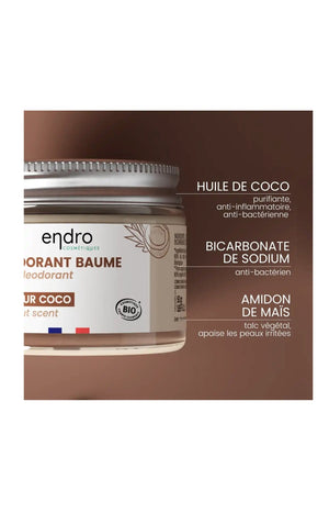 Déodorant baume bio - Coco - Corps - 50 ml