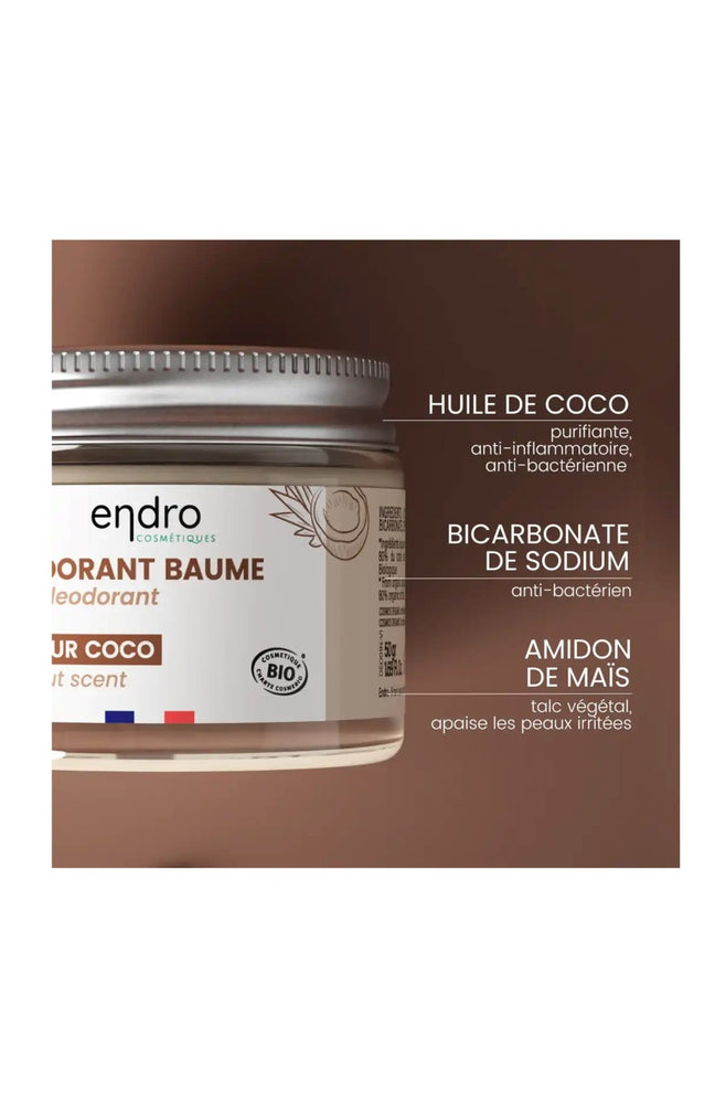 Déodorant baume bio - Coco - Corps - 50 ml