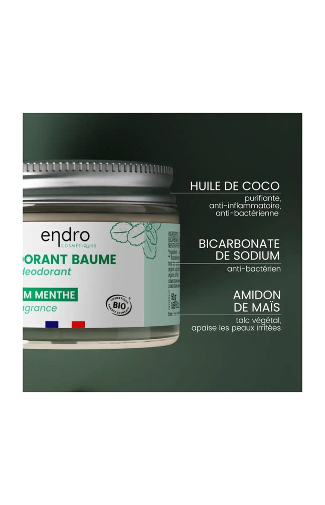 Déodorant baume bio - Menthe - Corps - 50 ml