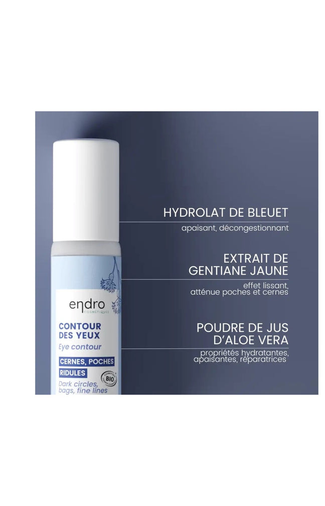 Soin contour des yeux bio - Bourrache & bleuet - Visage - 10 ml