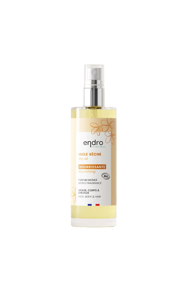Huile sèche 3-en-1 bio - Monoï - Visage, corps & cheveux - 100 ml