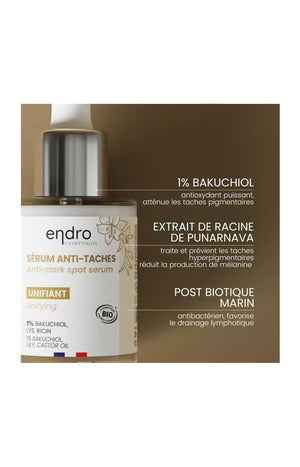 Sérum anti-taches bio - Bakuchiol 1 % - Visage - 30 ml