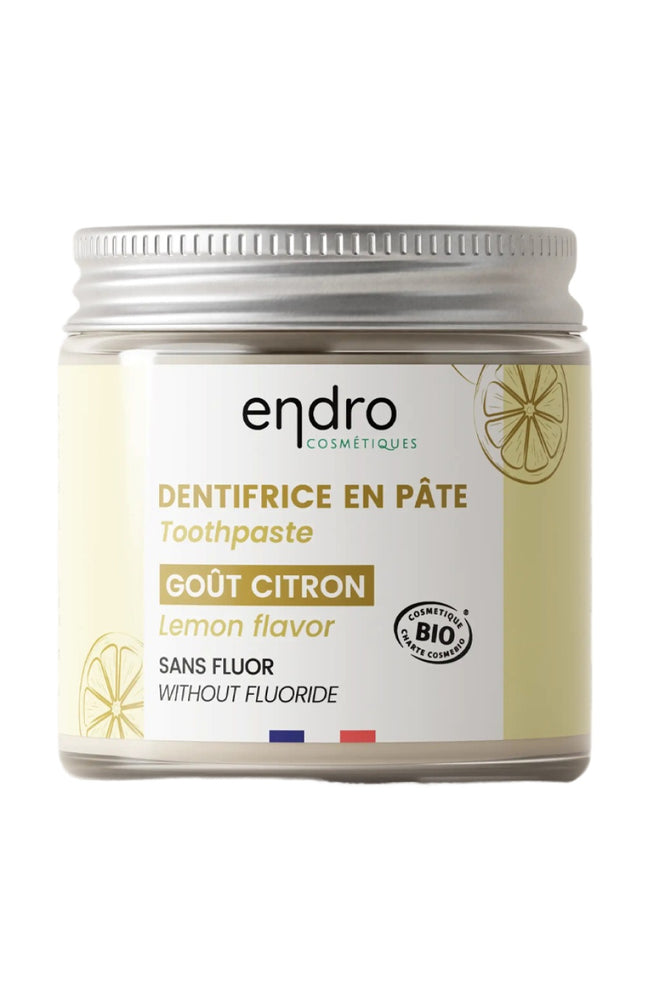Dentifrice en pâte bio - Citron - 100 ml