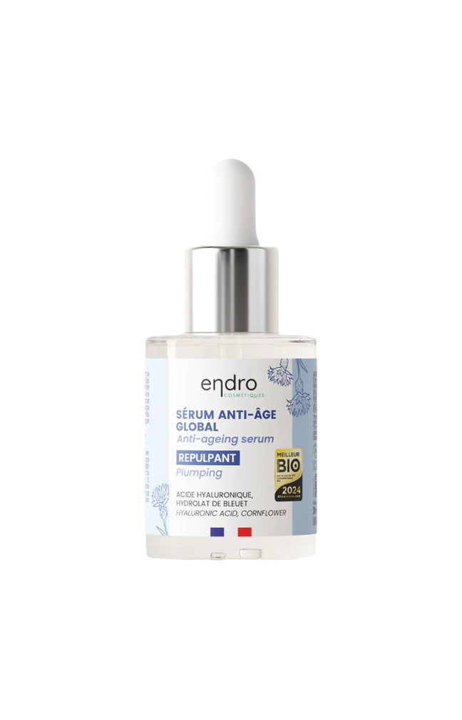 Sérum anti-âge bio - Acide hyaluronique & bleuet - Visage - 30 ml