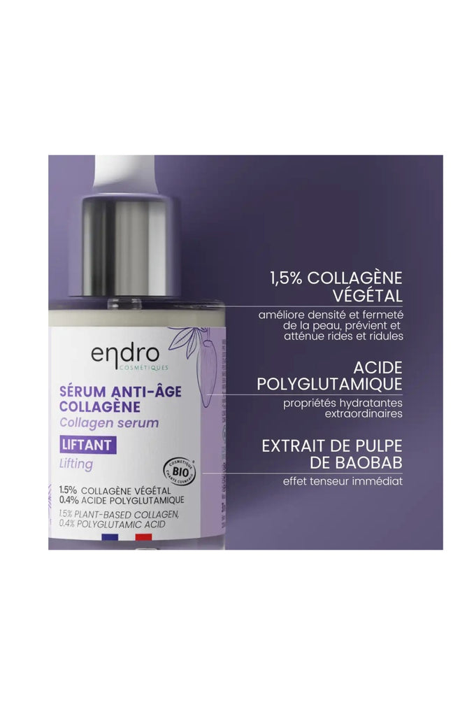 Sérum anti âge bio - Collagène 1,5 % - Peaux matures - 30 ml