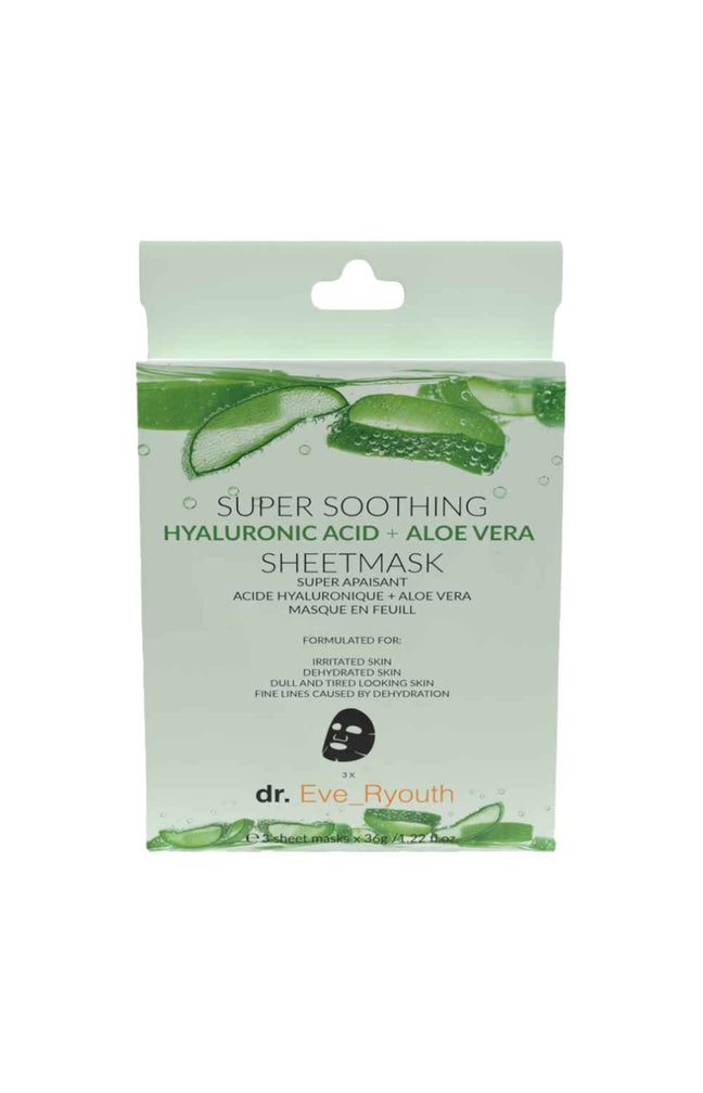 Masque apaisant - Acide hyaluronique & Aloe Vera - Peau mixte à grasse