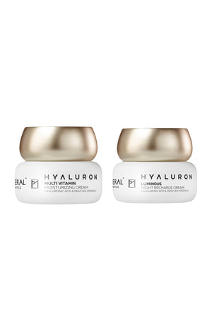Duo crèmes jour & nuit - Acide hyaluronique - Visage