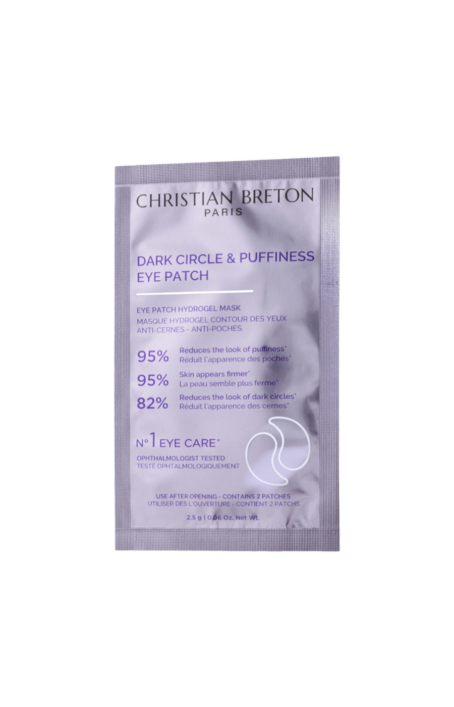 Patchs hydrogel anti-cernes & anti-poches - Acide hyaluronique - Yeux - 3 x 2 unités