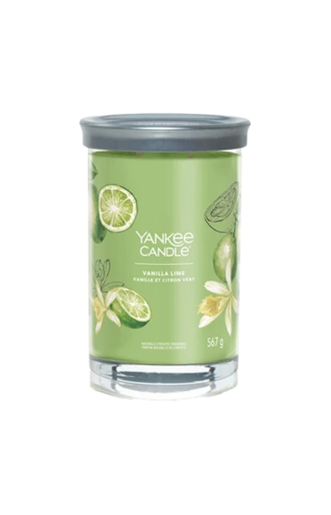 Bougie gobelet - Signature vanille, citron & vert - Grand modèle - 576 g