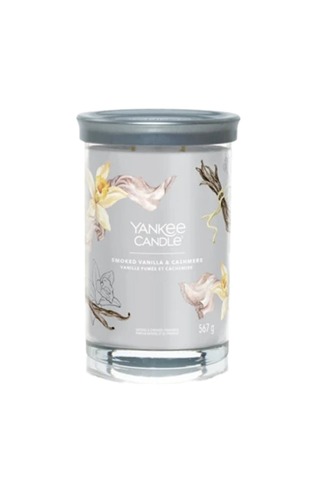 Bougie gobelet - Signature vanille fumé & cachemire - Grand modèle - 576 g