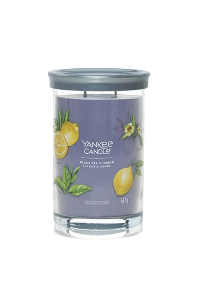 Bougie gobelet - Thé noir & citron - Grand modèle - 576 g