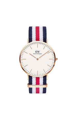 Montre quartz - Acier inoxydable & polyester - Homme