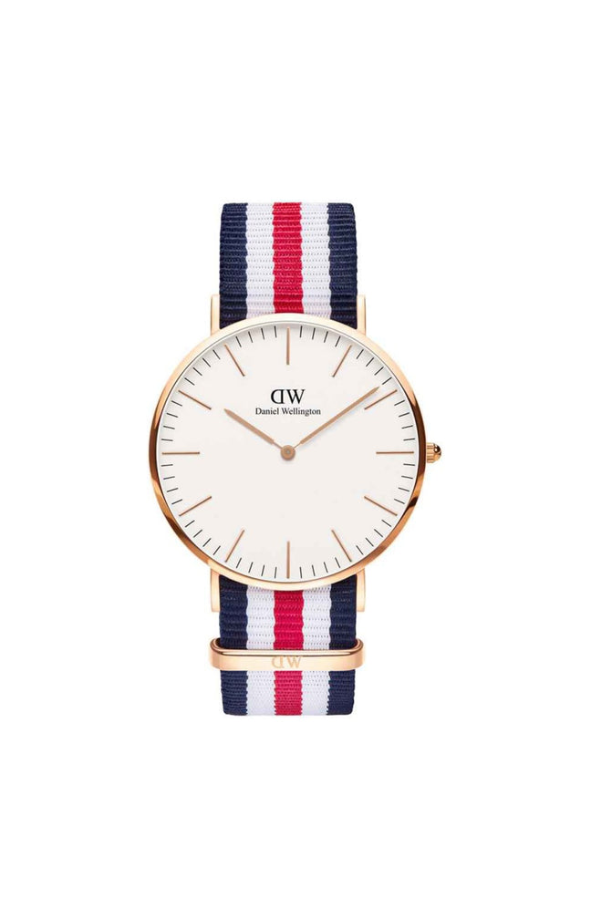 Montre quartz - Acier inoxydable & polyester - Homme