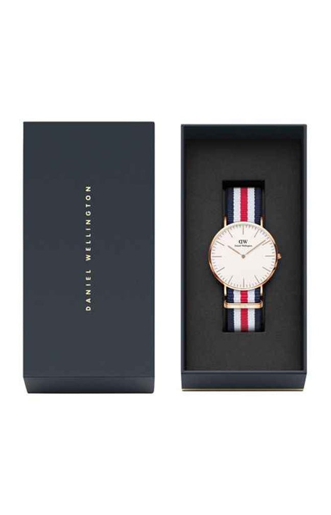 Montre quartz - Acier inoxydable & polyester - Homme