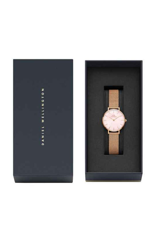 Montre quartz - Acier inoxydable & nacre rose - Femme