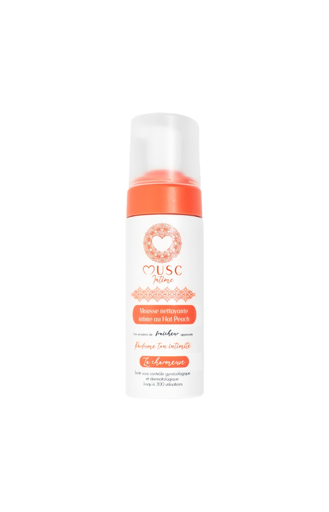 Mousse nettoyante intime - La Charmeuse - Pêche - 150 ml