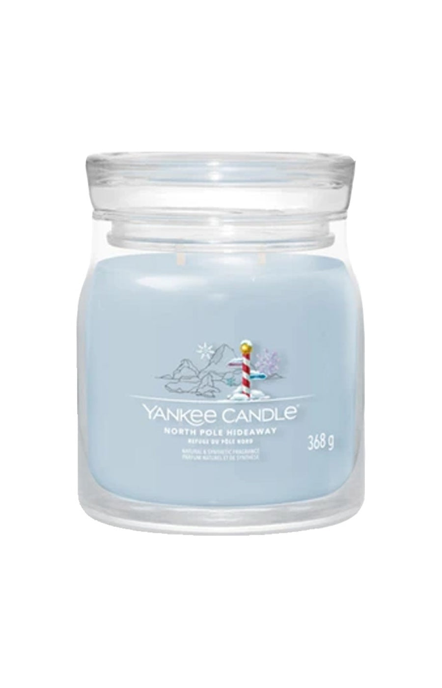 Bougie jarre - Refuge du Pôle Nord - Modèle medium - 368 g