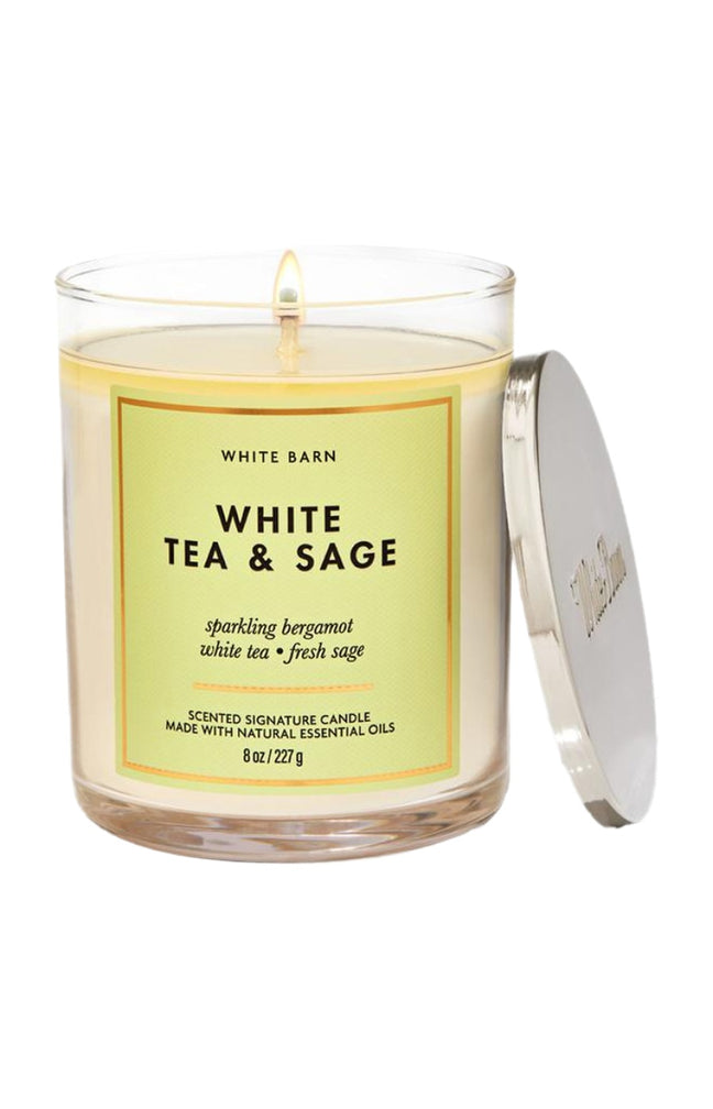 Bougie parfumée - White Tea & Sage - Thé blanc & bergamote - 227 g