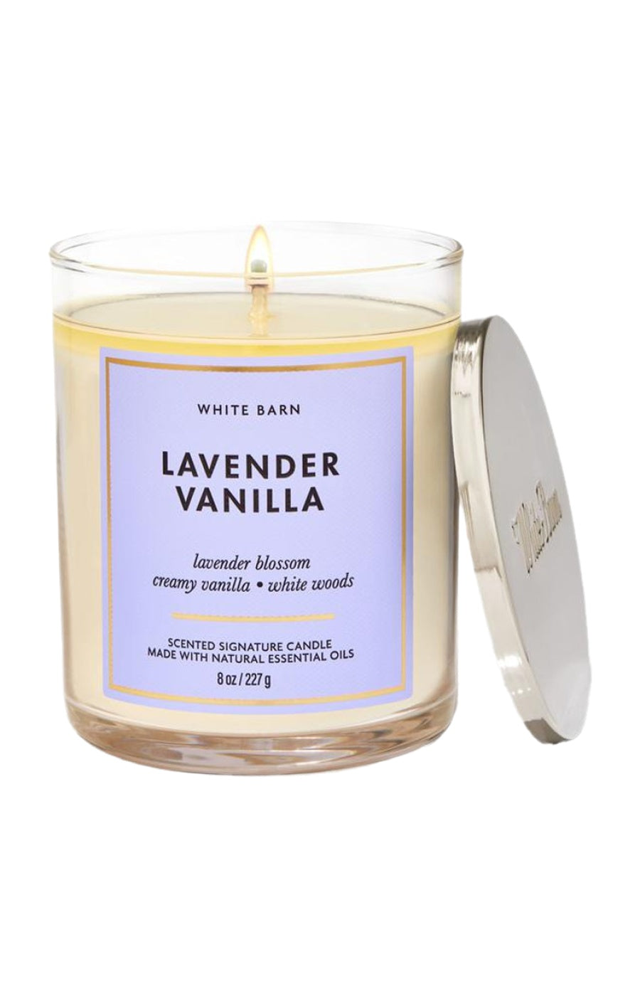 Bougie parfumée - Lavender Vanilla - Lavande & musc - 227 g